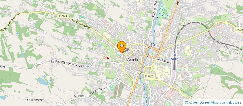 localisation de l'entreprise AM IMMOBILIER à AUCH
