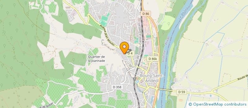 localisation de l'entreprise AM IMMOBILIER  BOURG-SAINT-ANDEOL