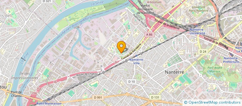 localisation de l'entreprise AM IMMOBILIER  NANTERRE