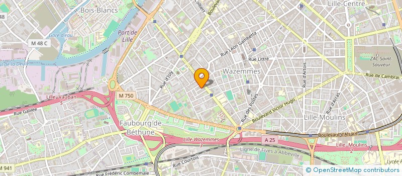 localisation de l'entreprise AM INGENIERIE  LILLE