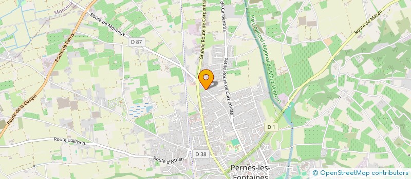 localisation de l'entreprise AM INGENIERIE  PERNES-LES-FONTAINES