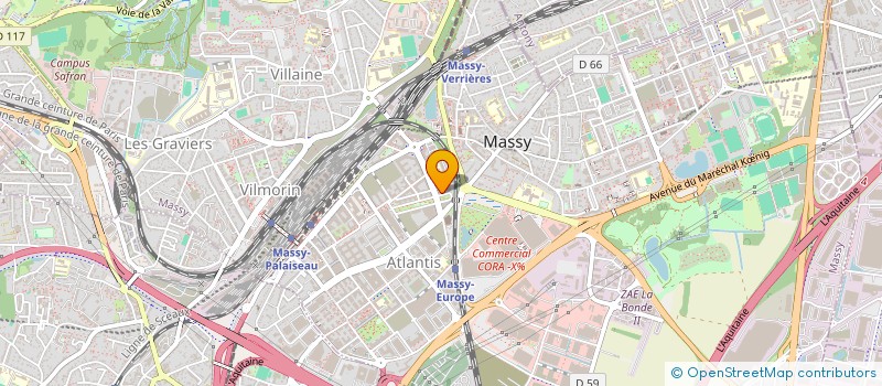 localisation de l'entreprise AM INGENIERIE à MASSY