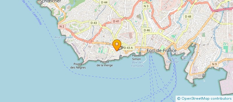localisation de l'entreprise AM INTERPRETARIAT à FORT-DE-FRANCE
