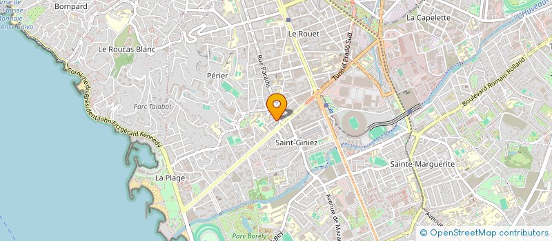 localisation de l'entreprise AM INVEST  MARSEILLE 8EME