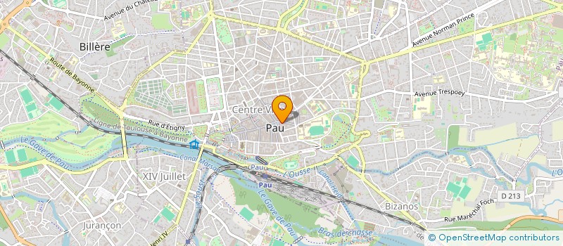 localisation de l'entreprise AM INVEST à PAU