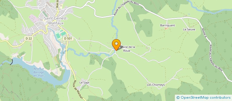 localisation de l'entreprise AM INVEST  SAINT-GENEST-MALIFAUX