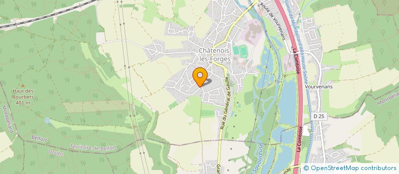 localisation de l'entreprise AM INVEST à CHATENOIS-LES-FORGES