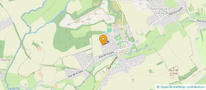 localisation de l'entreprise AM INVEST  VERNY