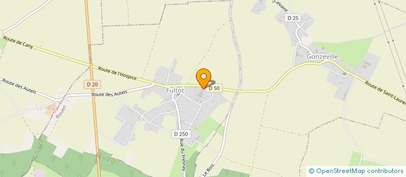 localisation de l'entreprise AM INVEST  FULTOT