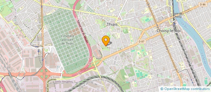 localisation de l'entreprise AM-INVEST  THIAIS