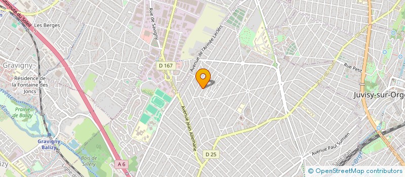 localisation de l'entreprise AM INVEST à SAVIGNY-SUR-ORGE