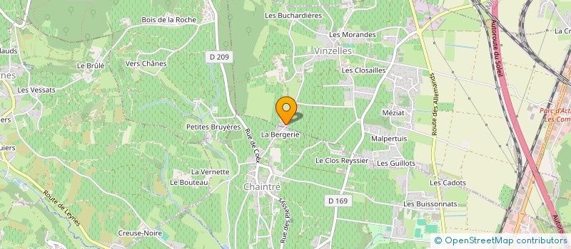 localisation de l'entreprise AM INVESTISSEMENT  VINZELLES