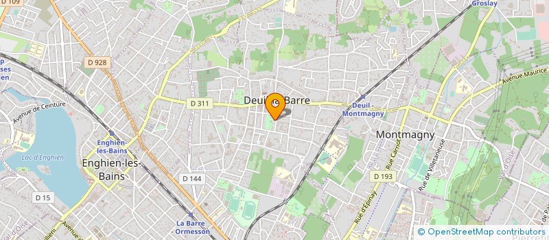 localisation de l'entreprise AM JF BATIMENT à DEUIL-LA-BARRE