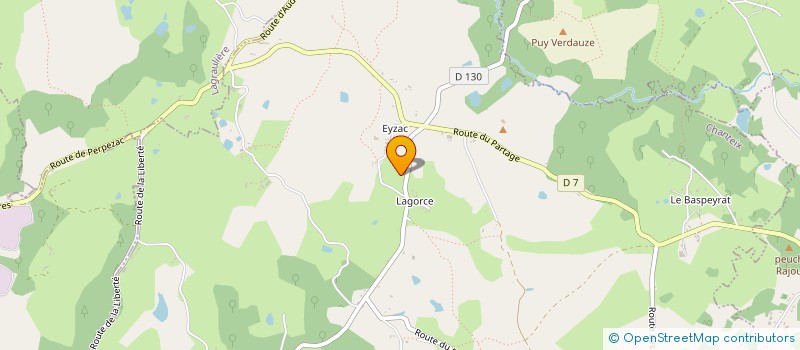 localisation de l'entreprise AM & L  CHANTEIX