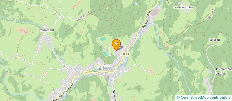 localisation de l'entreprise AM LOISIRS  ORBEY