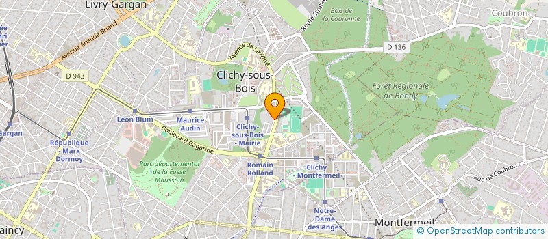 localisation de l'entreprise AM LOOK à CLICHY-SOUS-BOIS