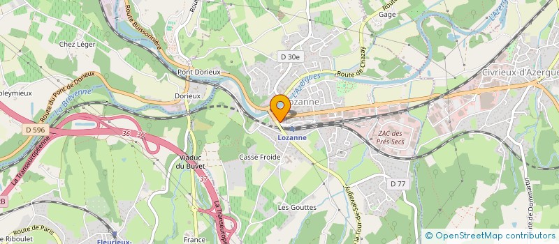 localisation de l'entreprise AM LOZANNE  LOZANNE