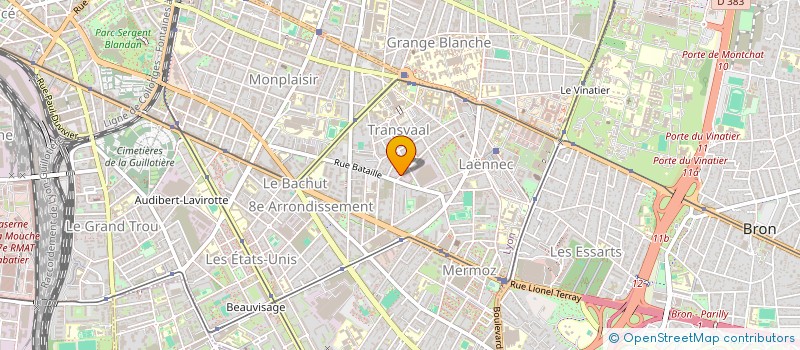 localisation de l'entreprise AM & M EDITIONS CREON DIFFUSION  LYON