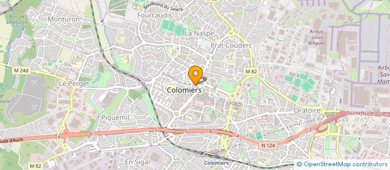 localisation de l'entreprise AM MAGAIN à COLOMIERS