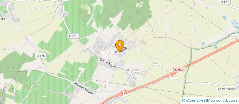 localisation de l'entreprise AM MAITRISE D'OEUVRE  LES ULMES