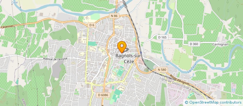 localisation de l'entreprise AM MARTIN CONSTRUCTIONS à BAGNOLS-SUR-CEZE