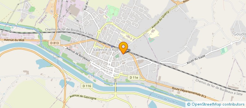 localisation de l'entreprise AM MATERIAUX SUD  VALENCE