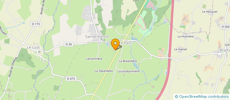 localisation de l'entreprise AM MENUISERIE  LE PARC