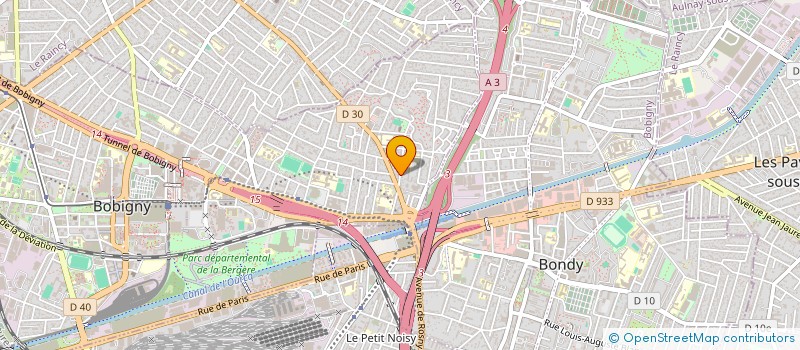 localisation de l'entreprise AM METAL PRODUCTIONS à BOBIGNY