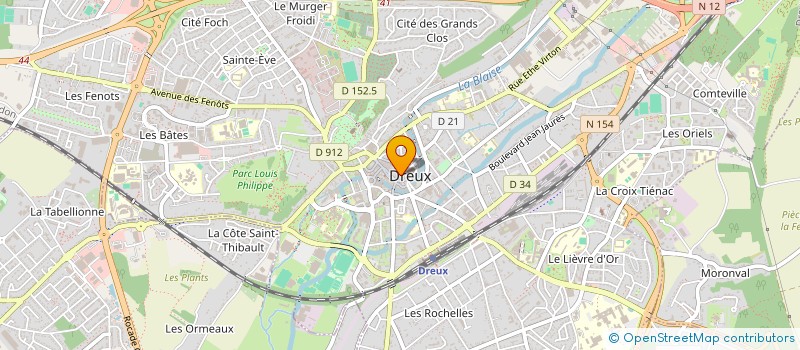 localisation de l'entreprise AM MICRO à DREUX