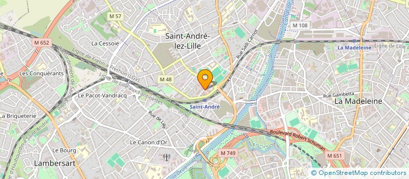 localisation de l'entreprise AM MOTORS SERVICES à SAINT-ANDRE-LEZ-LILLE