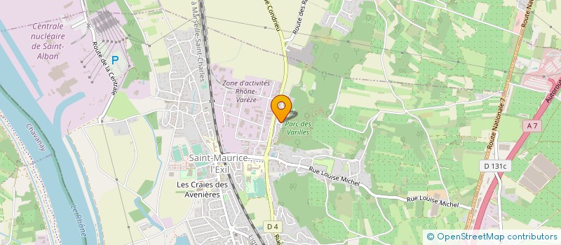 localisation de l'entreprise AM NEGOCE AUTO à SAINT-MAURICE-L'EXIL