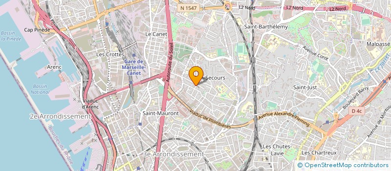 localisation de l'entreprise AM NETTOYAGE  MARSEILLE