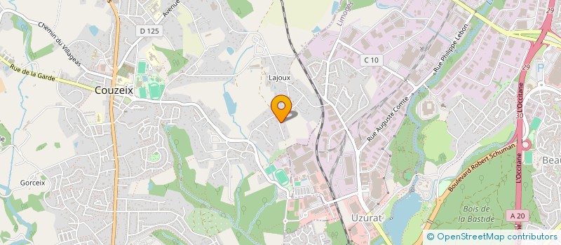 localisation de l'entreprise AM NETTOYAGE  COUZEIX