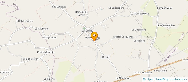 localisation de l'entreprise AM NORMANDIE INVEST  LE LOREY