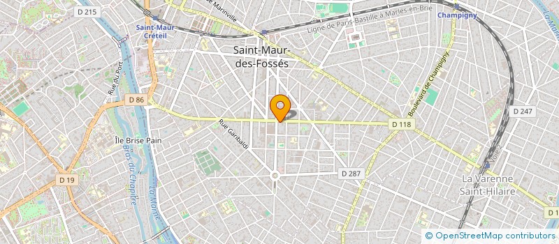 localisation de l'entreprise AM OPTIQUE à SAINT-MAUR-DES-FOSSES