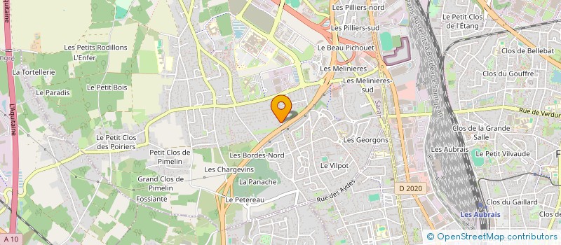 localisation de l'entreprise AM PARE-BRISE  SARAN