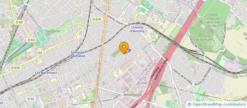 localisation de l'entreprise AM PARIS TRANSPORT ET SERVICES à ANTONY