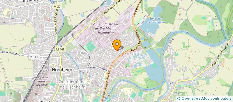 localisation de l'entreprise AM PARTENAIRE  HNHEIM