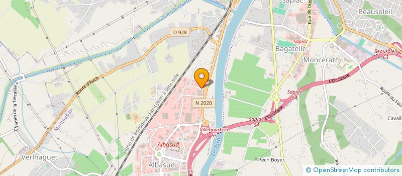 localisation de l'entreprise AM PARTICIPATIONS  MONTAUBAN