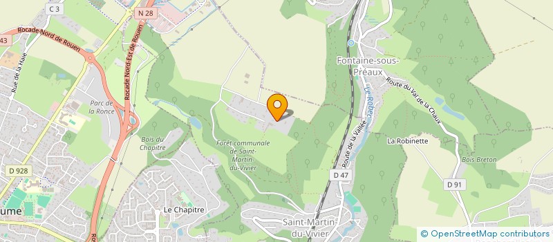 localisation de l'entreprise AM PATRIMOINE  SAINT-MARTIN-DU-VIVIER