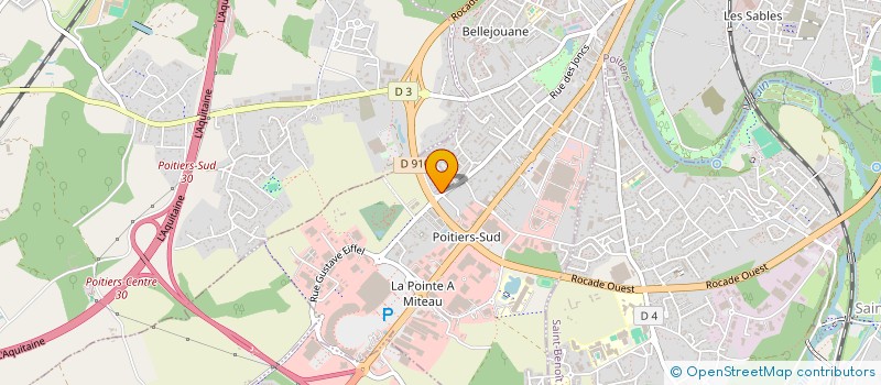 localisation de l'entreprise AM.PC  POITIERS