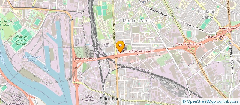 localisation de l'entreprise AM PEINTURE  VENISSIEUX