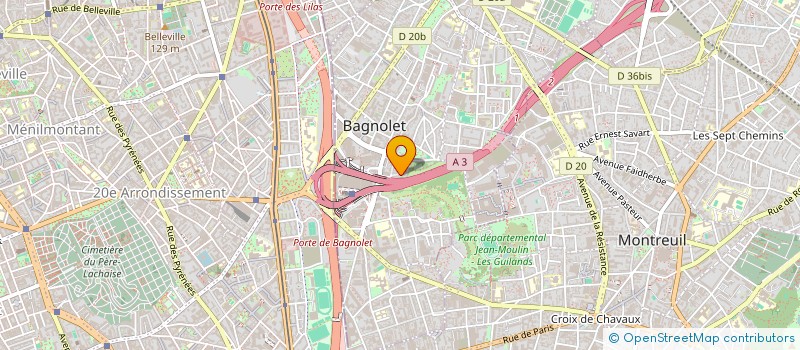 localisation de l'entreprise AM PERFORMANCE à BAGNOLET