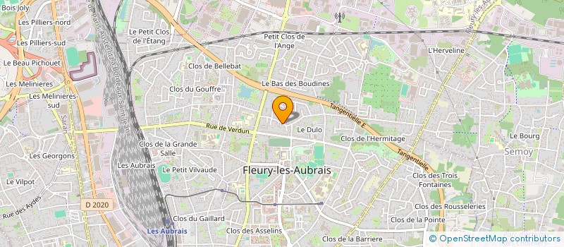 localisation de l'entreprise AM PINSOLLE à FLEURY-LES-AUBRAIS