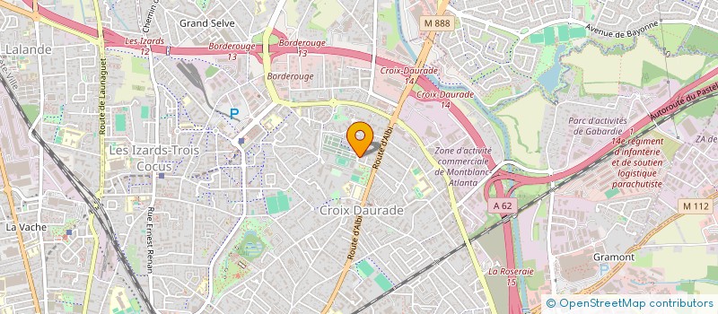 localisation de l'entreprise AM PLATRERIE  TOULOUSE