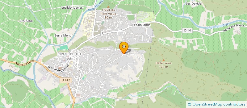 localisation de l'entreprise AM PLOMBERIE  PIERREFEU-DU-VAR