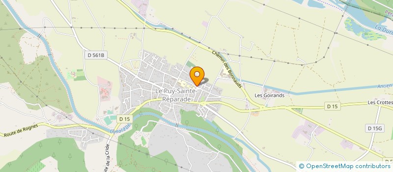 localisation de l'entreprise AM PLOMBERIE  LE PUY-SAINTE-REPARADE