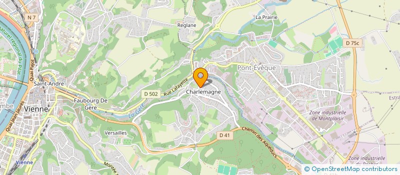 localisation de l'entreprise AM PLOMBERIE  VIENNE