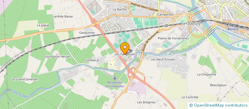 localisation de l'entreprise AM PM  BEZIERS