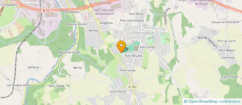 localisation de l'entreprise AM PRESTIGE AGENCY à PLOUMAGOAR